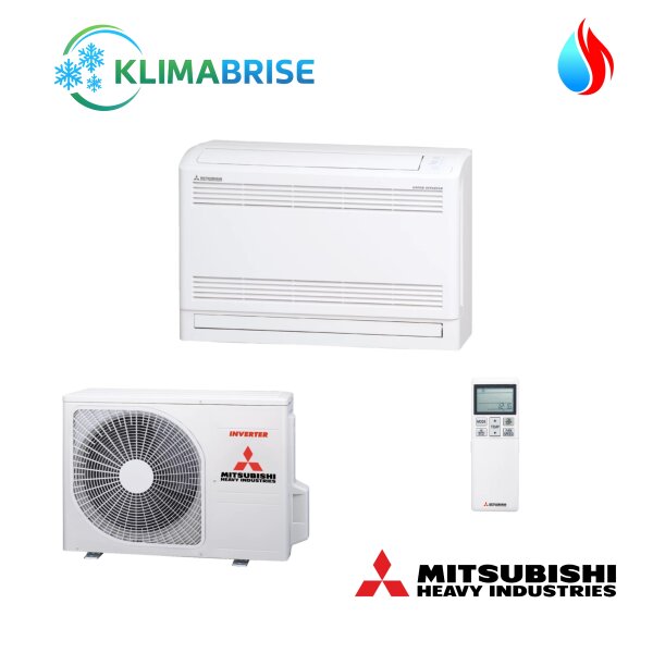 Mitsubishi Heavy Set Truhengerät 3,5 kW - SRF35ZS-W + SRC35ZS-W2 R32 Klimaanlage