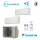 Daikin Stylish 1x FTXA 25CW / 1x FTXA 35CW und 2MXM40A9 Multi-Split Klimaanlage
