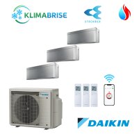 Daikin Stylish 1x FTXA 25CS / 2x FTXA 35CS und 3MXM68A9...