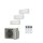 Daikin Stylish 3x FTXA 20CW und 3MXM40A9 Multi-Split Klimaanlage